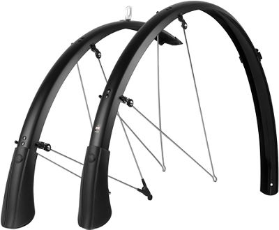 SKS Bluemels Road Matte Edition Mudguard Set - Matte Black - 53mm - 28 (700c), Matte Black
